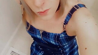 Beautiful Tgirl Puts on a sexy show
